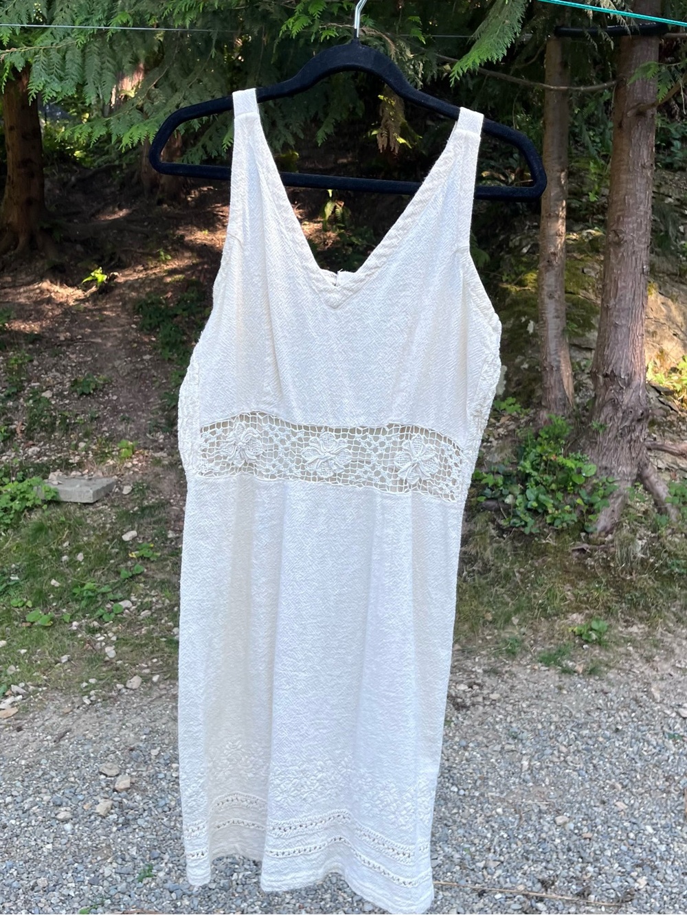 Elegant White Lace Mini Dress